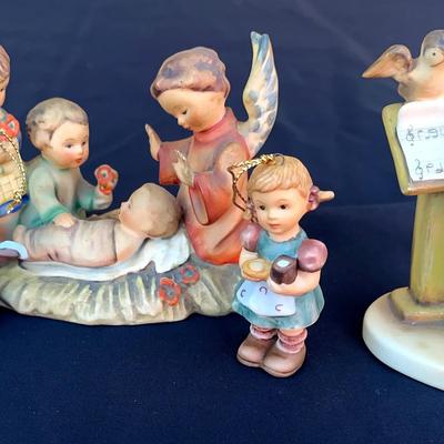 Collection of Hummel and Goebel Figurines – Angels, Musicians & Nativity