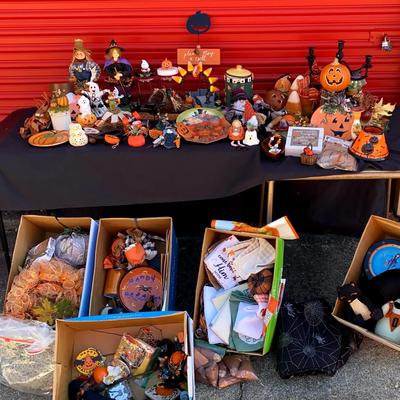 Bewitching Halloween Collection Featuring Witch on a Broom & Festive Décor