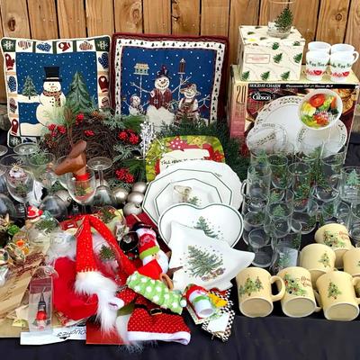 Holiday Dinnerware & Glassware Collection Featuring Gibson and Fiesta