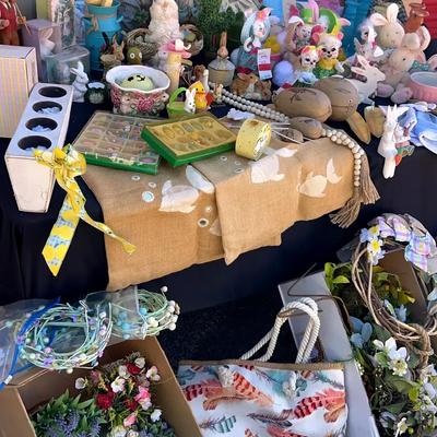 Whimsical Easter Décor with Candleholders, Bunnies & Spring Accents