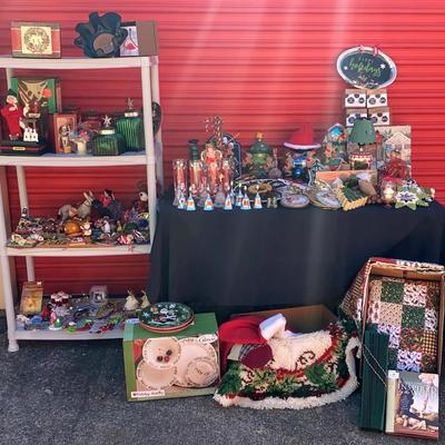 Christmas Collection Featuring Lenox Ornament, Gibson Dinnerware & Handmade Quilt