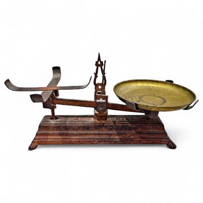 Sale Photo Thumbnail #3: Antique French Roberval Balance Scale