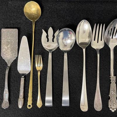 Stainless Steel, Silver-plate and Brass Servingware