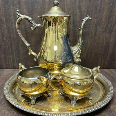 “WM Rogers” Tea Serving Set
