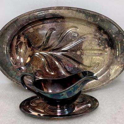 “Gorham” and “Community” Silver-plate Serving Dishes