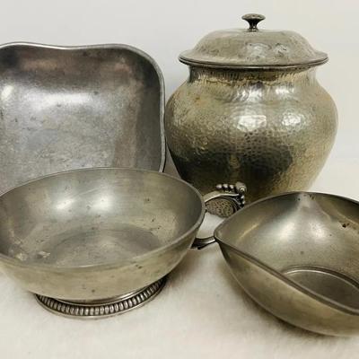 Pewter Decor Items by “Wilton” “KMD” and More