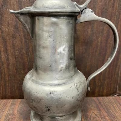 Antique Pewter Tankard
