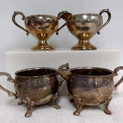 Vintage Cream and Sugar Sets from “Sheridan” and “Cheshire”
