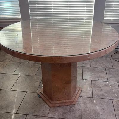 Round Marble Breakfast Table