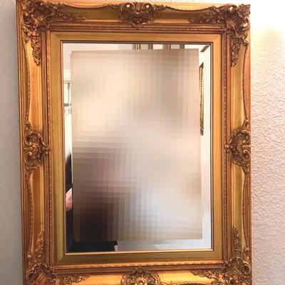 Beautiful Gold Framed Mirror