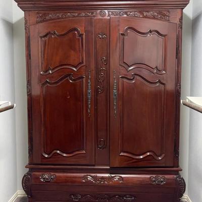 Large Armoire: Dark Brown