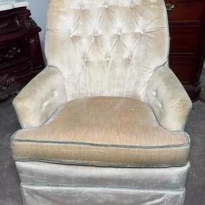 Velveteen Side Chair