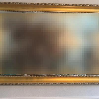 Large Gold Mirror