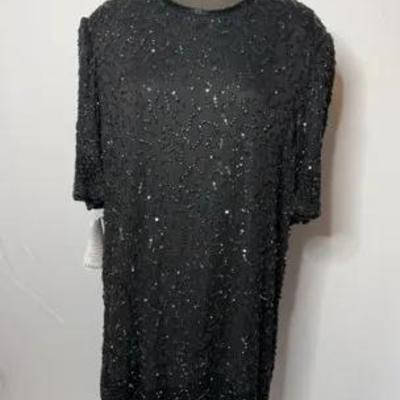Black Beaded Dress