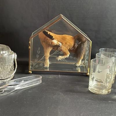 Crystal Ice Bucket, Cocktail Glasses And More
