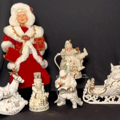 Christmas Figurines: Lenox Cookie Jar