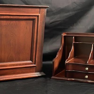 Bombay Wood Desk Organizer And More