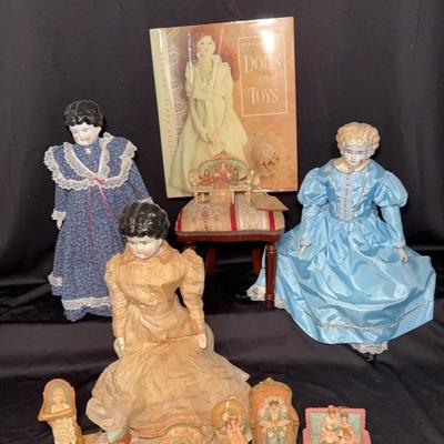 Victorian Dolls And Sculptures