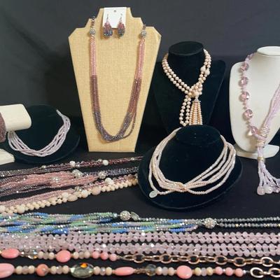 Pink Crystal Jewelery