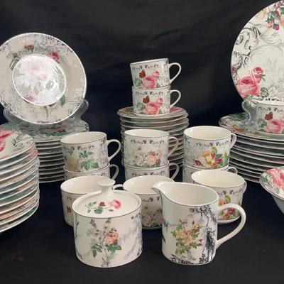American Atelier Rose Toile Dishes