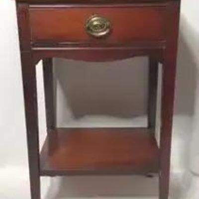 Wood End Table