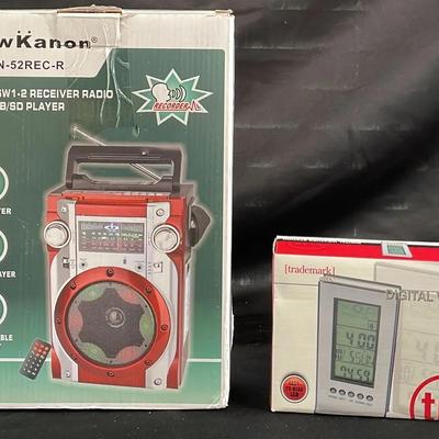New Kanon Receiver, Radio And Digital Weather Station