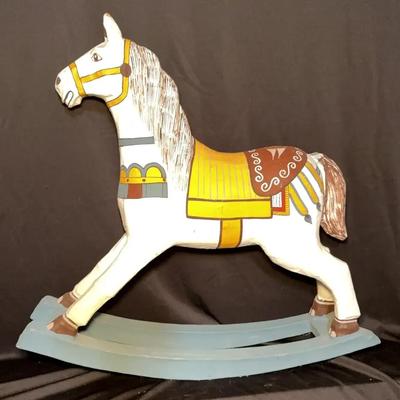 Papier-Mâché Rocking Horse