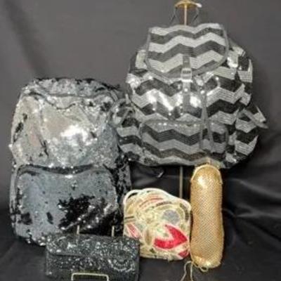 Sparkly Backpacks & Evening Bags