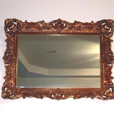 Ornate Gold Framed Mirror