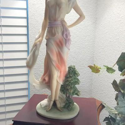 Vintage Crosa Lamp and Pedestal