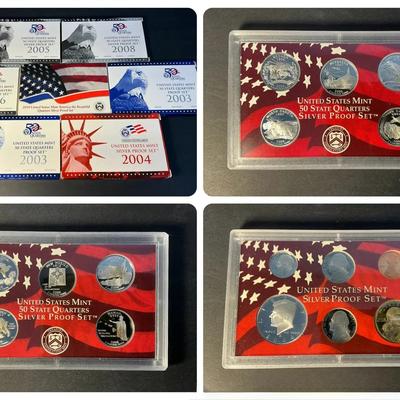 U.S Mint Silver Proof Sets & Quarter Proof Sets