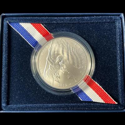 2012-P Star-Spangled Banner Proof Silver Dollar (CVO568)