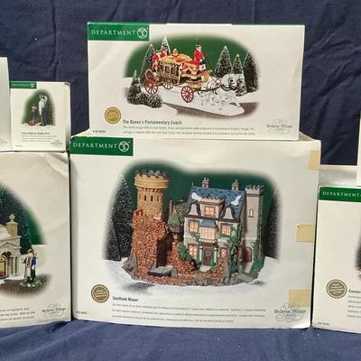 Dept 56 Sheffield Manor, Hop Castle Folly, Gunnersbury Park Folly, & More