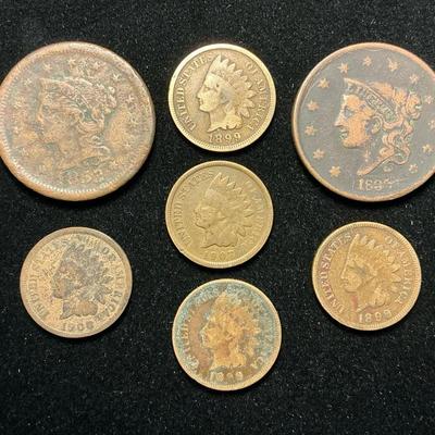 Large Cents & Indian Heads