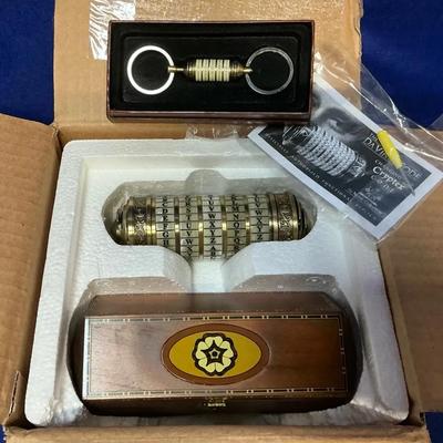 Da Vinci Code Cryptex & Keychain