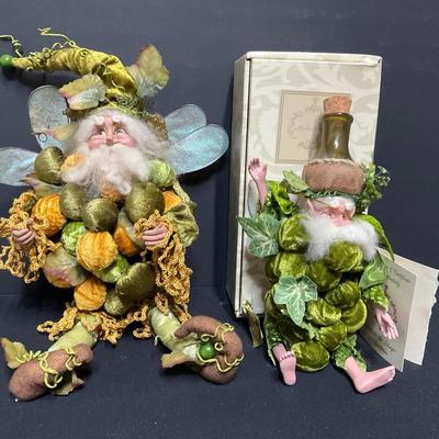 Mark Robert’s Grape Fairy Ornament And Full Size Grape Fairy
