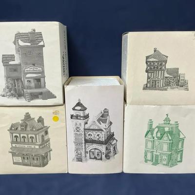 Dept 56 Heritage Village Dickens Village Series - Theatre Royal, Great Denton Mill & More