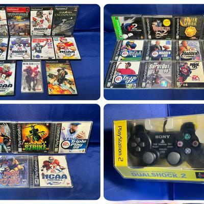 Sony PlayStation, PSP, PlayStation 2 Games + Sealed Ps2 Controller