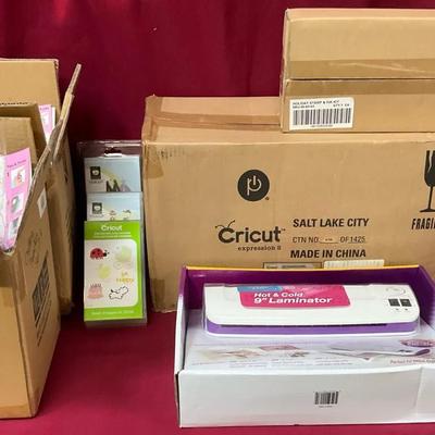 Cricut Expression 2, Laminator, Lucky 8 Punch, Stamp And Ink