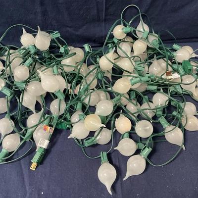 Glass Bulb Christmas Lights