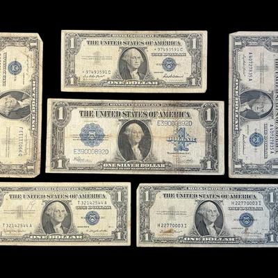 Series 1923 Large Note $1 & $1 Silver Certificates (1935 & 1957)