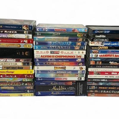DVD Movie Collection - 101 Dalmatians, Grandma’s Boy, Gladiator & More