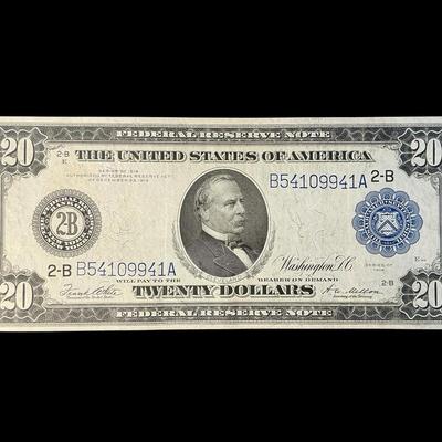 Series 1914 Federal Reserve $20 Large Note
