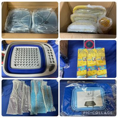 Lock N Lock Sectioned Containers, Temptations Melamine Dishes, Silicone Utensils, & More