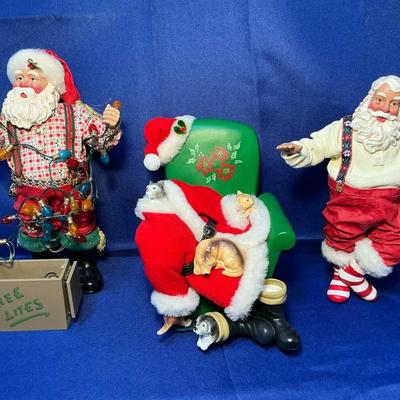 Clothtique “Make Room for Santa” & “Wired for Christmas” (Boxes Included)