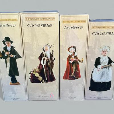 The Jacqueline Kent Collection Carollers - Mrs. Claus, Auntie Emm, Father Christmas, Uncle Simon