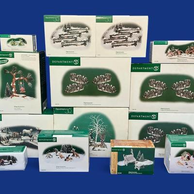 Dept 56 Village Scenery - Thoroughbreds, Let’s Swing & More
