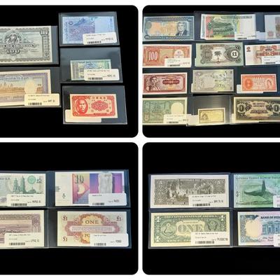 Foreign Notes - Excellent Conditions - Mongolia, Cambodia, Sudan, Tonga & More
