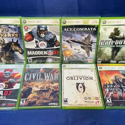 Xbox 360 Games - Halo Wars, Oblivion & More (Many Sealed)