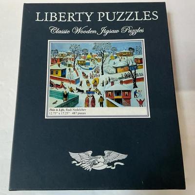 Liberty Puzzles This Is Life Wooden Puzzle